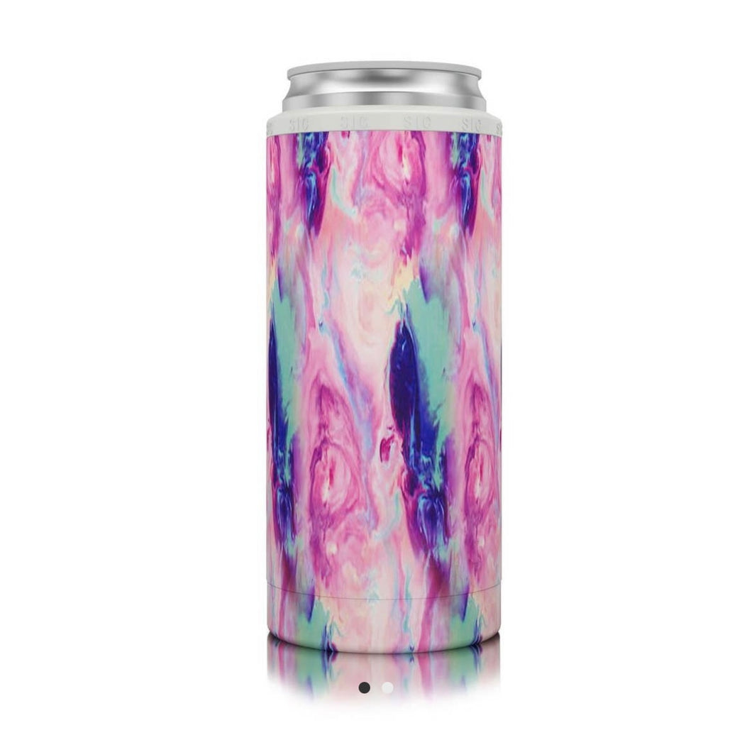 COTTON CANDY SLIM CAN KOOZIE