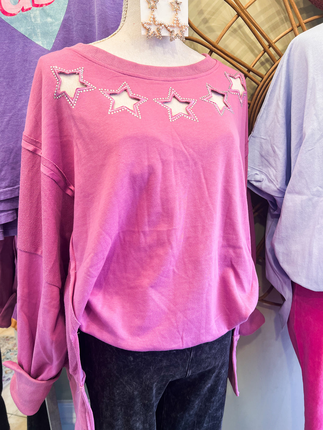 Cassie cut-out Star sweatshirt